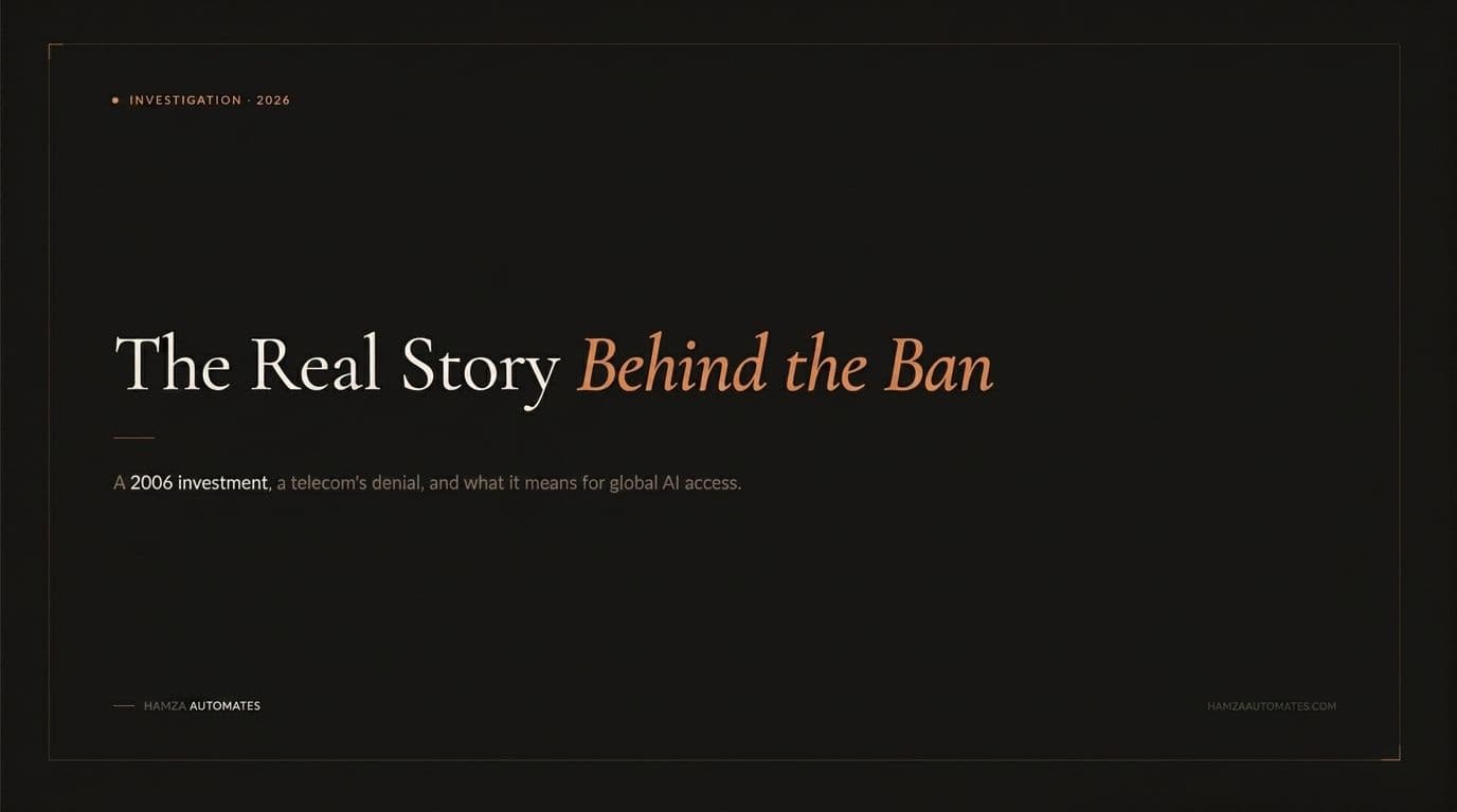 The Real Story Behind the Claude Mythos Ban: A 2006 Investment, a Telecom’s Denial, and What It Means for Global AI Access